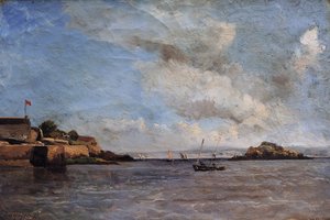 杜阿纳内斯，海军陆战队员，1865 年 8 月（布面油画） 作者 伊曼纽尔·兰瑟（Emmanuel Lansyer）