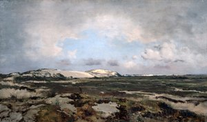 1881年在沙丘中 作者 伊曼纽尔·兰瑟（Emmanuel Lansyer）