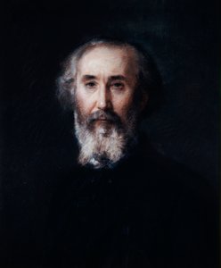 艺术家伊曼纽尔·兰瑟（Emmanuel Lansyer）的自画像，19世纪