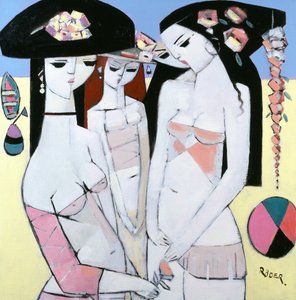 Bovy, Boat and Ball, 2008 (oil on canvas)