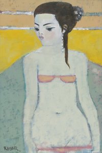 Michela Again (oil on board) 作者 恩德·罗德（Endre Roder）