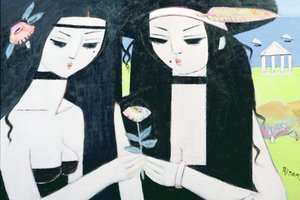 寺庙，2008年（布面油画板 作者 恩德·罗德（Endre Roder）