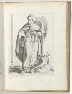 Aethiops（物体上的标题）
埃塞俄比亚人
Diversarum gentium nostrae aetatis habitus（系列标题） 作者 Enea Vico