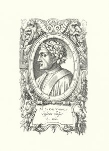 Giovanni Boccaccio，意大利诗人，小说家和人文主义者 作者 Enea Vico