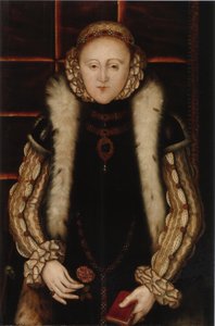 英国伊丽莎白一世的肖像c。 1560