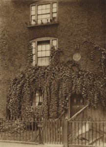 23 Hercules Road, Lambeth，威廉布莱克于 1793 年至 1796 年的家（黑白照片） 作者 英国摄影师