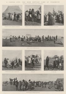 一个帆布城，Volksrust的波尔难民营 作者 English Photographer