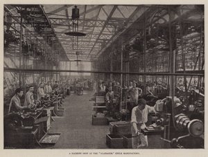 角斗士自行车制造厂的机加工车间 作者 英国摄影师