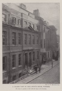 温莎Nell Gwyns House的近景 作者 英国摄影师