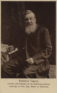 Adolphus Tagnon，自动电机的发明者 作者 英国摄影师