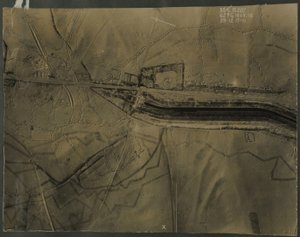 与WWI战壕的航拍照片，1917年 作者 英国摄影师
