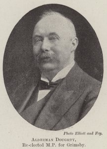 Alderman Doughty，重新选举格里姆斯比的议员 作者 英国摄影师