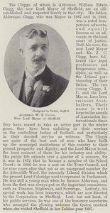 Alderman WE Clegg，谢菲尔德新任市长 作者 英国摄影师
