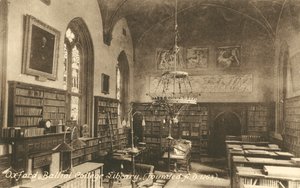 牛津大学巴利奥尔学院图书馆 作者 英国摄影师