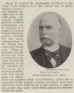 法国驻圣詹姆斯大使Baron de Courcel 作者 英国摄影师