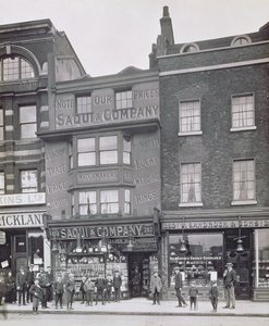 Bishopsgate，来自Alfred und John Bool的历史性伦敦建筑（1850-1900）和Henry Dixon（1820-92） 作者 英国摄影师