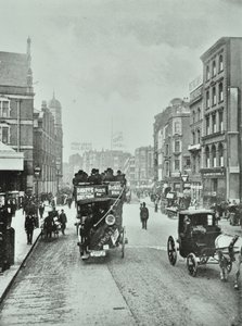 Bishopsgate：1890年在伦敦利物浦街向北 作者 英国摄影师