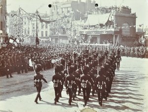 布莱克沃尔隧道：威尔士亲王，后来的国王爱德华七世和亚历山大公主参加1897年隧道的仪式开放 作者 英国摄影师