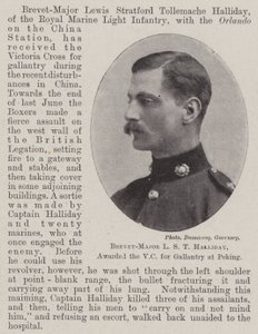 Brevet-Major LST Halliday，在北京获得了Gallantry的VC 作者 英国摄影师