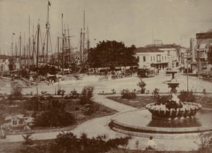 布里奇敦港，大约1900年 作者 英国摄影师