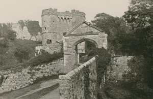 Carisbrooke城堡，怀特岛郡 作者 英国摄影师