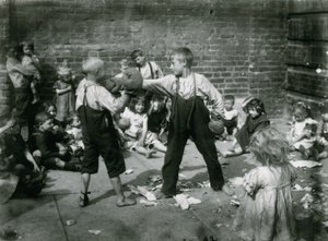 儿童贫困，伦敦 作者 英国摄影师