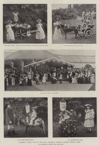 儿童花卉祭祀在皇家植物园协会花园，摄政公园 作者 English Photographer
