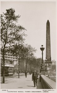 Cleopatras Needle，Thames Embankment，伦敦 作者 英国摄影师