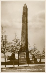 Cleopatras Needle，Thames Embankment，伦敦 作者 英国摄影师