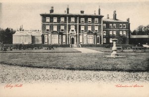 Cley Hall（黑白照片）。 作者 英国摄影师