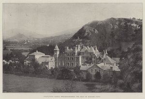 Craig-y-Nos城堡，Brecknockshire，帕蒂夫人的座位