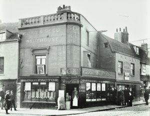 德普特福德百老汇：街头风光与店面，伦敦，1897年 作者 英国摄影师
