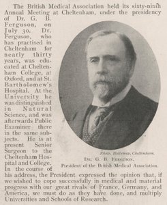 英国医学会会长GB Ferguson博士 作者 英国摄影师