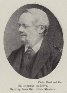 Richard Garnett博士，大英博物馆退休 作者 英国摄影师