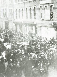 1892年伦敦西诺伍德的查尔斯哈顿司布真的葬礼游行 作者 英国摄影师