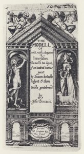 Boccaccio, The Modell of Witt, Decameron, T Cotes for B Allen and W Hope 1634 (b/w photo) 作者 英国摄影师
