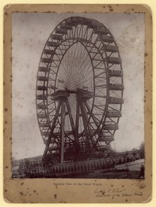 伟大的轮子，Earls Court，伦敦的全视图 作者 英国摄影师