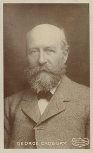 George Cadbury（1839-1922），英国巧克力制造商和社会问题活动家 作者 英国摄影师
