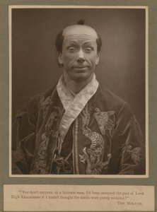乔治·格罗斯密斯饰演天皇的Ko-Ko 作者 英国摄影师