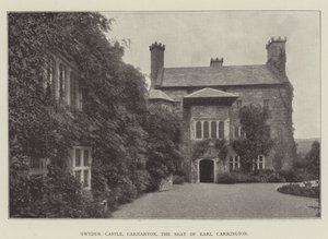 Gwydyr城堡，Carnarvon，Earl Carrington的座位 作者 英国摄影师