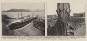 HMS在香港九龙的码头很强大 作者 英国摄影师