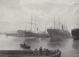 贝尔法斯特的Harland和Wolffs Ship-Yard 作者 英国摄影师