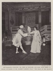 她的Majestys剧院，Tree先生为Doltaire，Kate Rorke女士为Dumoney Mademoiselle，在Gilbert Parkers先生演出，The Matsy席位 作者 英国摄影师