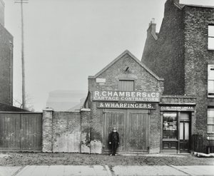 北伍尔维奇高街;后来的码头路，1899年 作者 英国摄影师