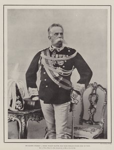 陛下亨伯特一世，Renier Charles Emanuel Jean Marie Fernand Eugene，意大利国王 作者 英国摄影师