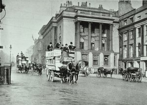 1895年在滑铁卢广场的马巴士 作者 英国摄影师