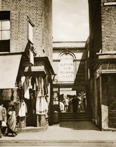 Houndsditch服装市场（棕褐色照片） 作者 英国摄影师