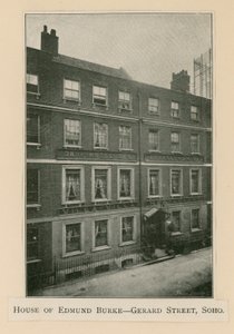 House of Edmund Burke，37 Gerrard Street 作者 英国摄影师