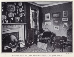 Hursley Vicarage, the favourite corner of John Keble (b/w photo) 作者 英国摄影师