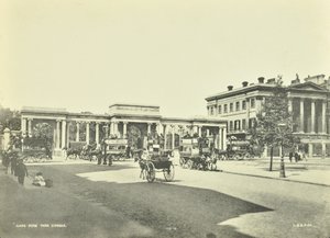 海德公园角，威斯敏斯特LB：向北看，1896年 作者 英国摄影师